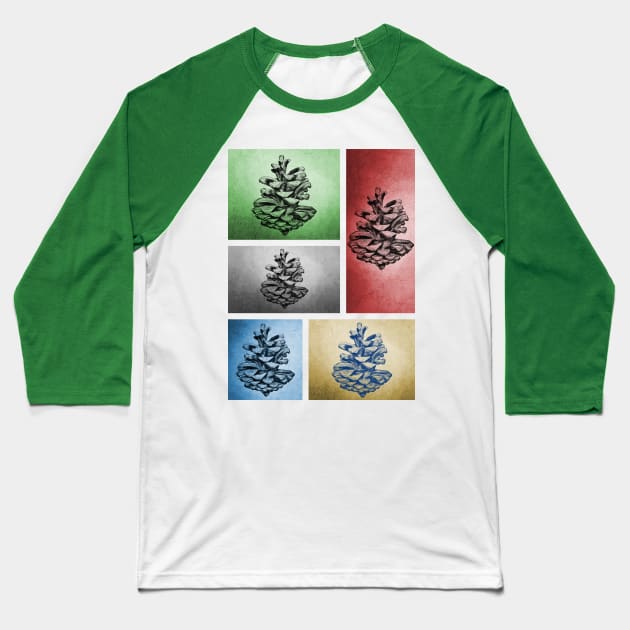 Pine cones Baseball T-Shirt by PallKris